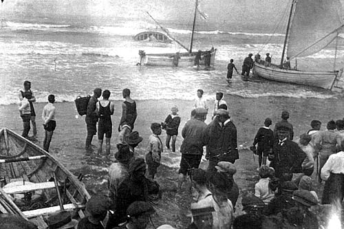 Ongeluk met een rondvaartboot in 1925